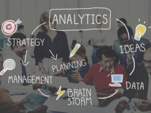 Analytics Thinking Analysis Data Information Strategy Concept