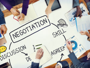 Negotiation Cooperation Discussion Collaboration Contract Concept